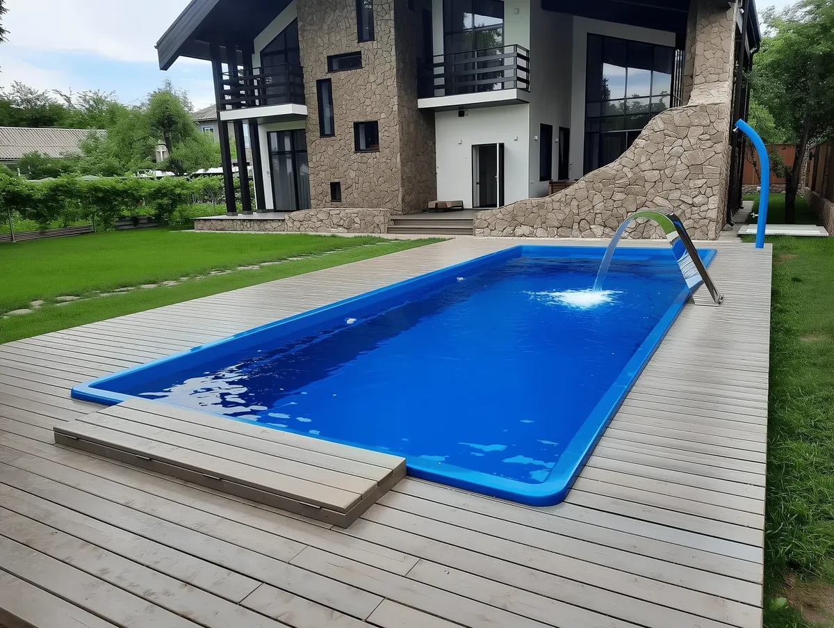 Композитный бассейн Laguna 9 — вид сверху в Невинномысске