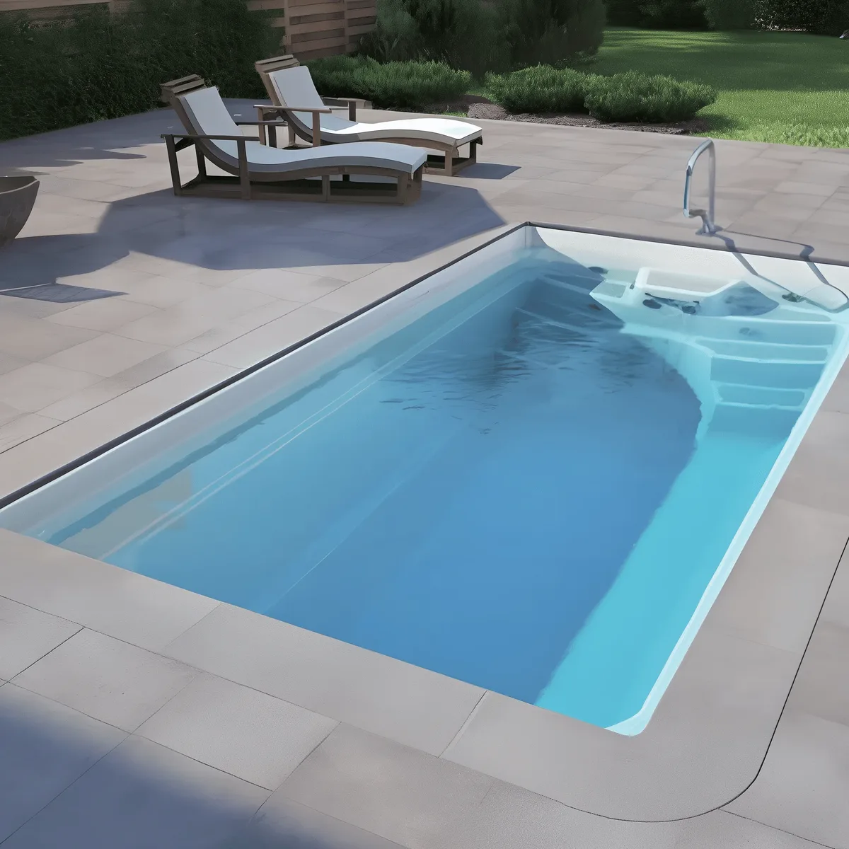 Композитный бассейн Laguna 5 — вид сверху в Невинномысске